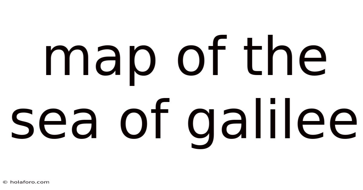Map Of The Sea Of Galilee