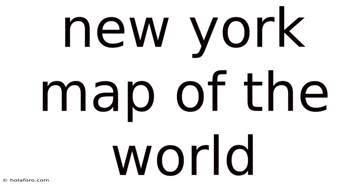 New York Map Of The World