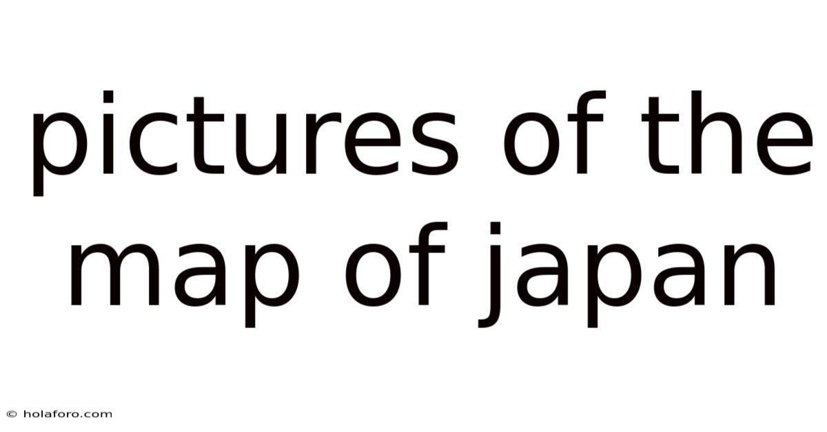Pictures Of The Map Of Japan