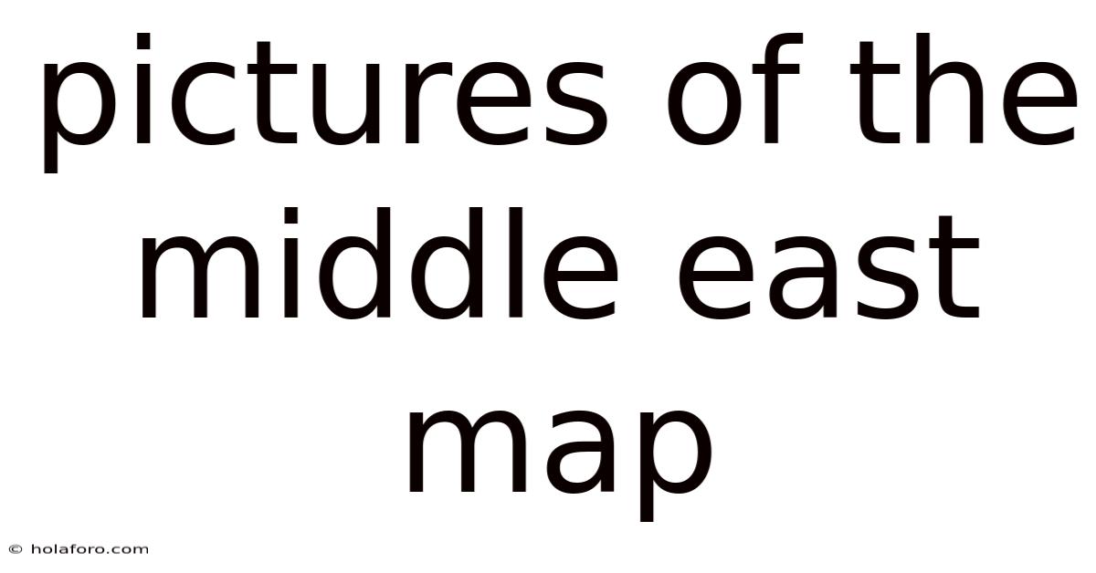 Pictures Of The Middle East Map