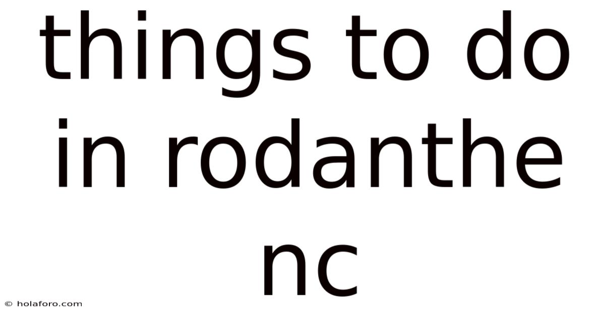 Things To Do In Rodanthe Nc