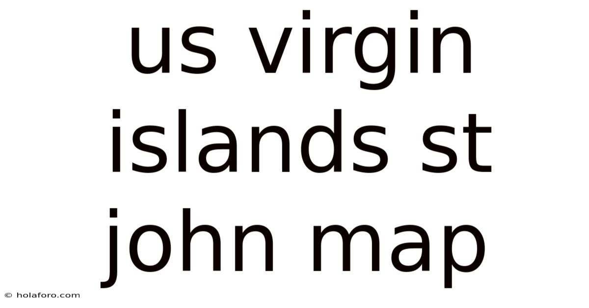 Us Virgin Islands St John Map